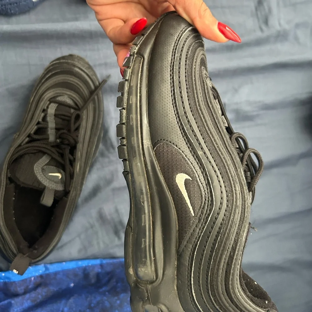 Nike Air Max 97 Triple Black Sneakers - Picture 3 of 4